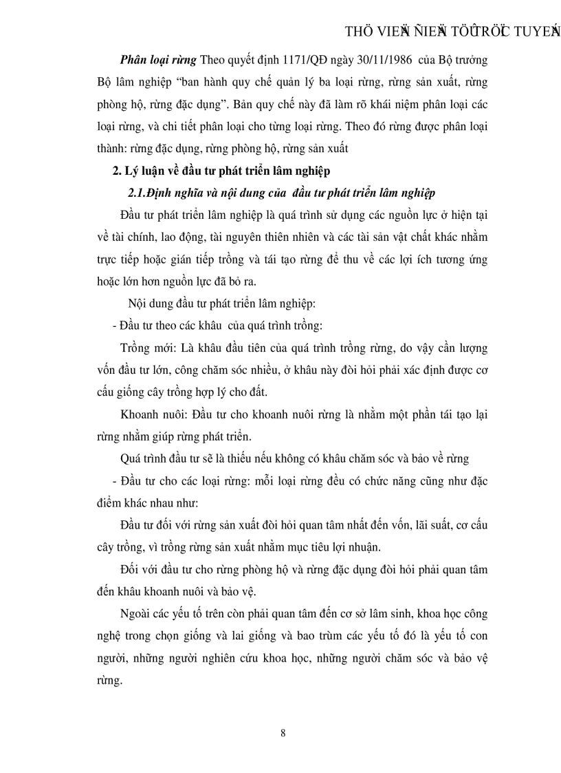 image for page Thực trạng và một số giải pháp đẩy mạnh đầu tư phát triển lâm nghiệp vùng Bắc Trung Bộ Việt Nam