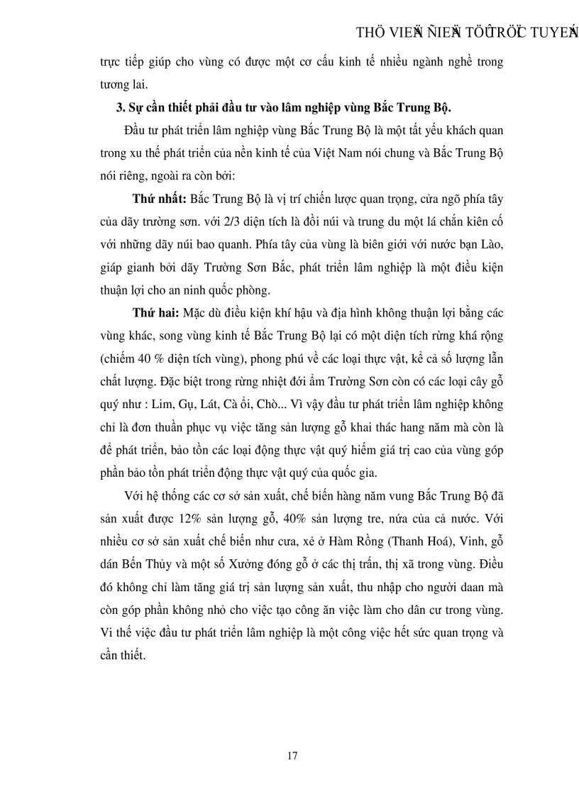 image for page Thực trạng và một số giải pháp đẩy mạnh đầu tư phát triển lâm nghiệp vùng Bắc Trung Bộ Việt Nam