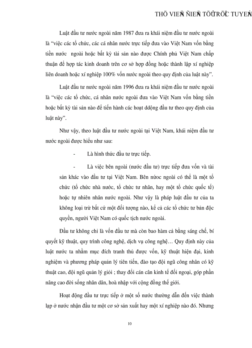 image for page Đầu tư trực tiếp nước ngoài tại Việt Nam vài nét về thực trạng và giải pháp