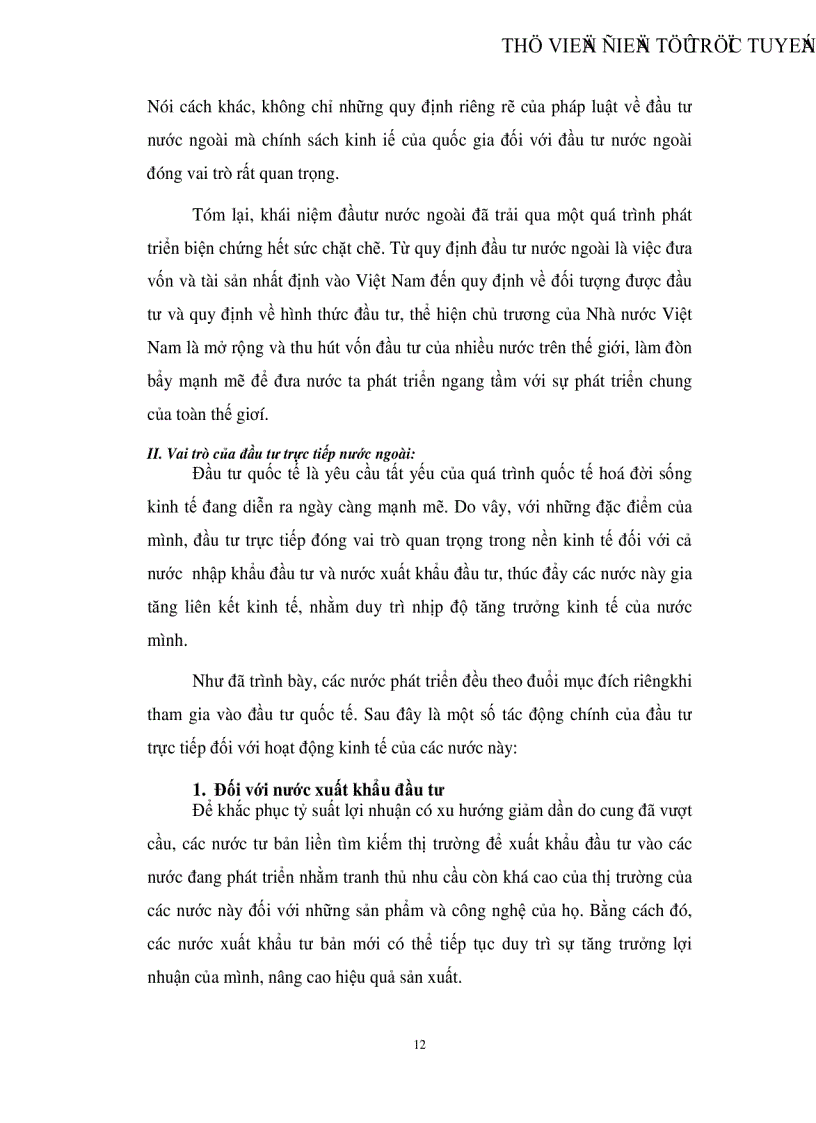 image for page Đầu tư trực tiếp nước ngoài tại Việt Nam vài nét về thực trạng và giải pháp