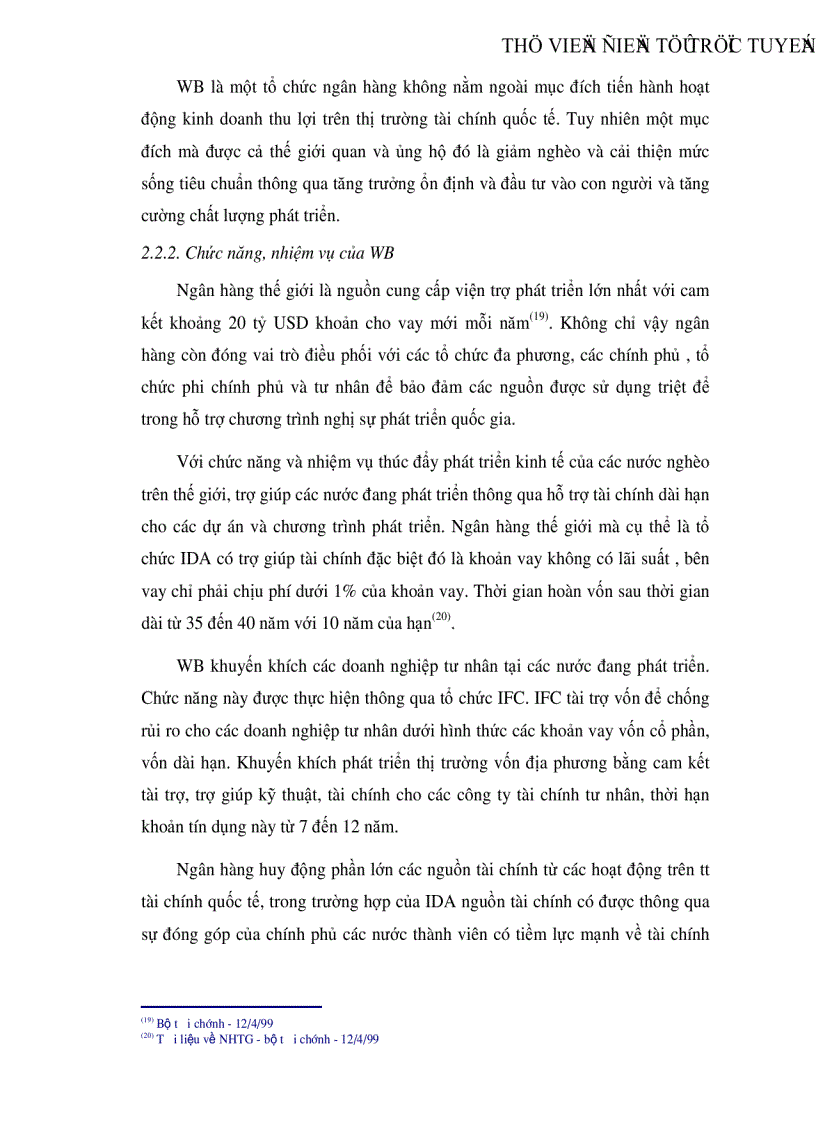 image for page Một số giải pháp chủ yếu nhằm đẩy mạnh quá trình thu hút và giải ngân nguồn hỗ trợ phát triển chính thức ODA từ tổ chức ngân hàng thế giới WB của Việt Nam