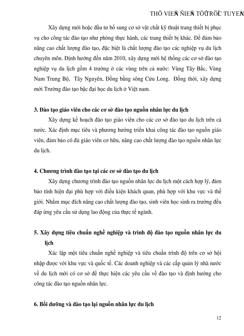 image for page Đào tạo nghề du lịch trong quá trình hội nhập