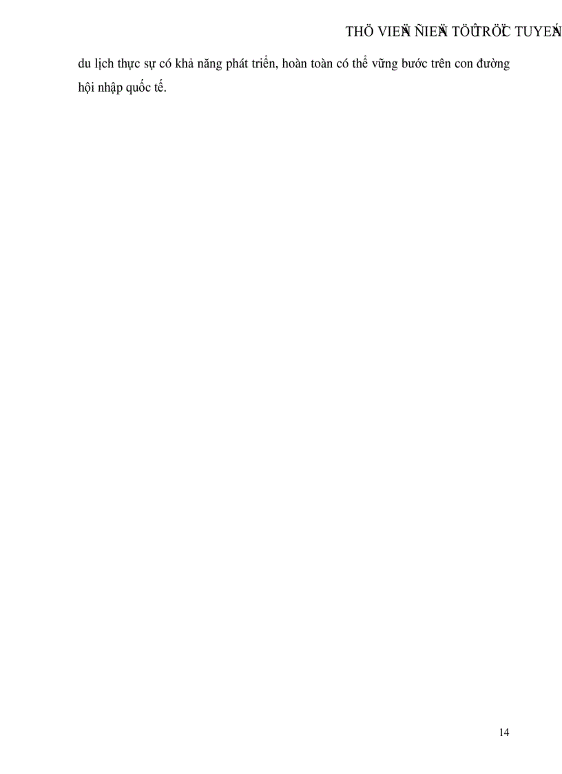 image for page Đào tạo nghề du lịch trong quá trình hội nhập