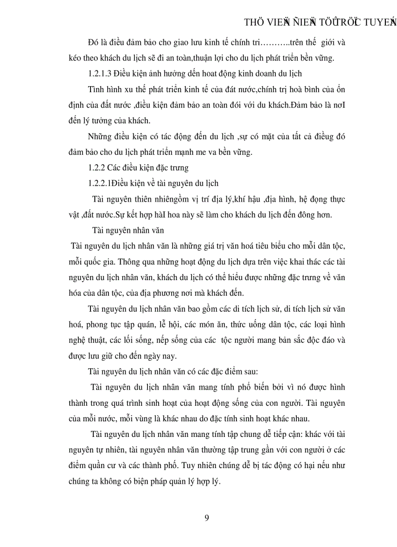 image for page Cơ sở lý luận thực trạng và giải pháp về phát triển kinh doanh du lịch bền vững trên địa bàn Vườn quốc gia Phong Nha Kẻ Bàng