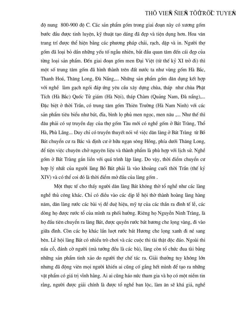 image for page Tiềm năng và lợi ích phát triển Du lịch làng nghề Gốm Bát Tràng