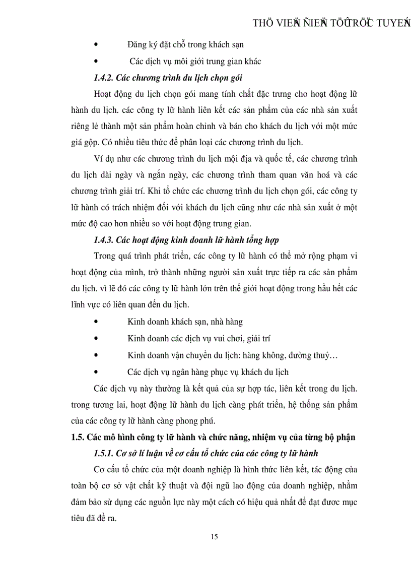 image for page Thực trạng và giải pháp hoàn thiện cơ cấu tổ chức của văn phòng du lịch thuộc Khách sạn Dân Chủ nhằm nâng cao hiệu quả kinh doanh