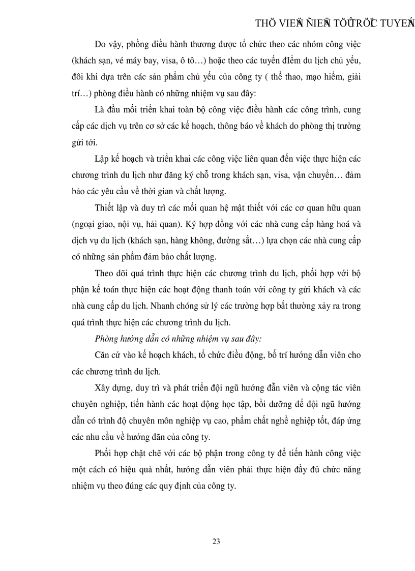 image for page Thực trạng và giải pháp hoàn thiện cơ cấu tổ chức của văn phòng du lịch thuộc Khách sạn Dân Chủ nhằm nâng cao hiệu quả kinh doanh