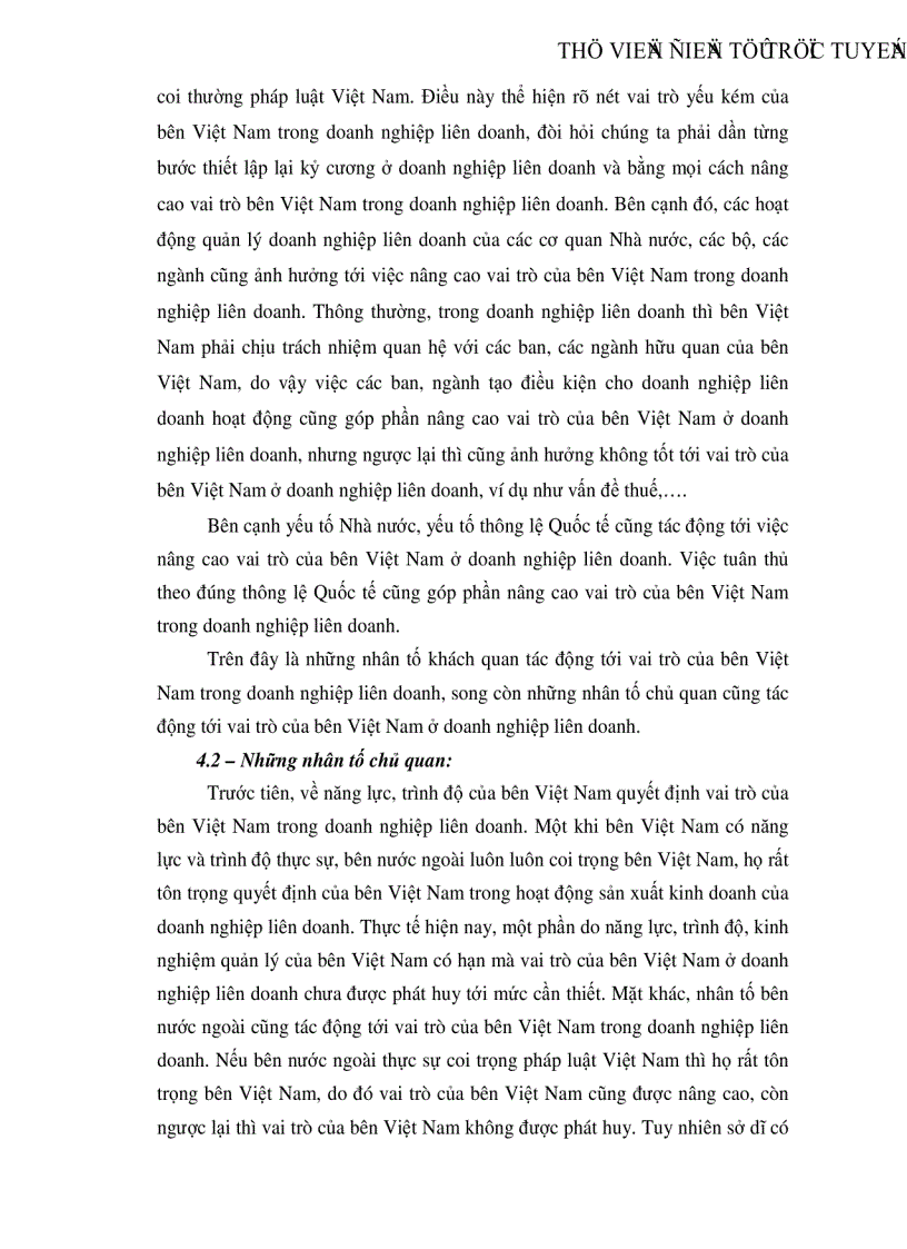 image for page Vai trò của Bên Việt Nam ở công ty Liên doanh du lịch Quốc tế Hải Phòng thực trạng bài học và giải pháp