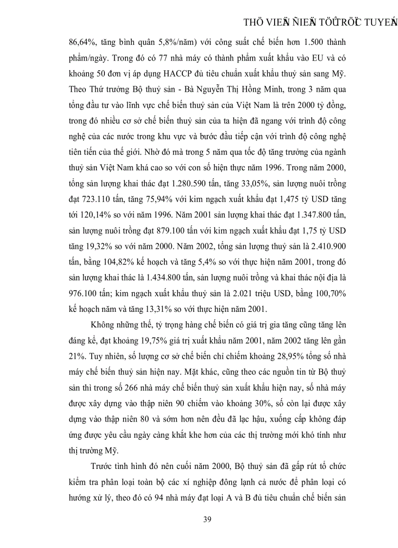 image for page Xuất khẩu thủy sản của Việt Nam sang thị trường Mỹ thực trạng và giải pháp