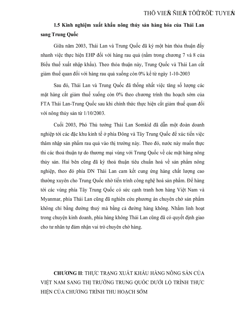 image for page Thực trạng và giải pháp thúc đẩy hoạt động xuất khẩu hàng nông thủy sản sang thị trường Trung Quốc