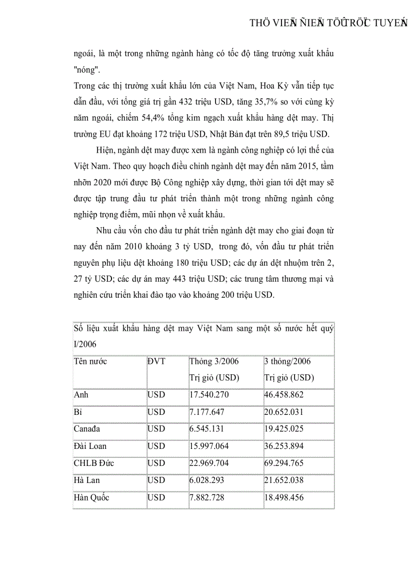 image for page Hiệp định rào cản kỹ thuật thách thức đối với hàng dệt may Việt Nam trước ngưỡng cửa gia nhập WTO