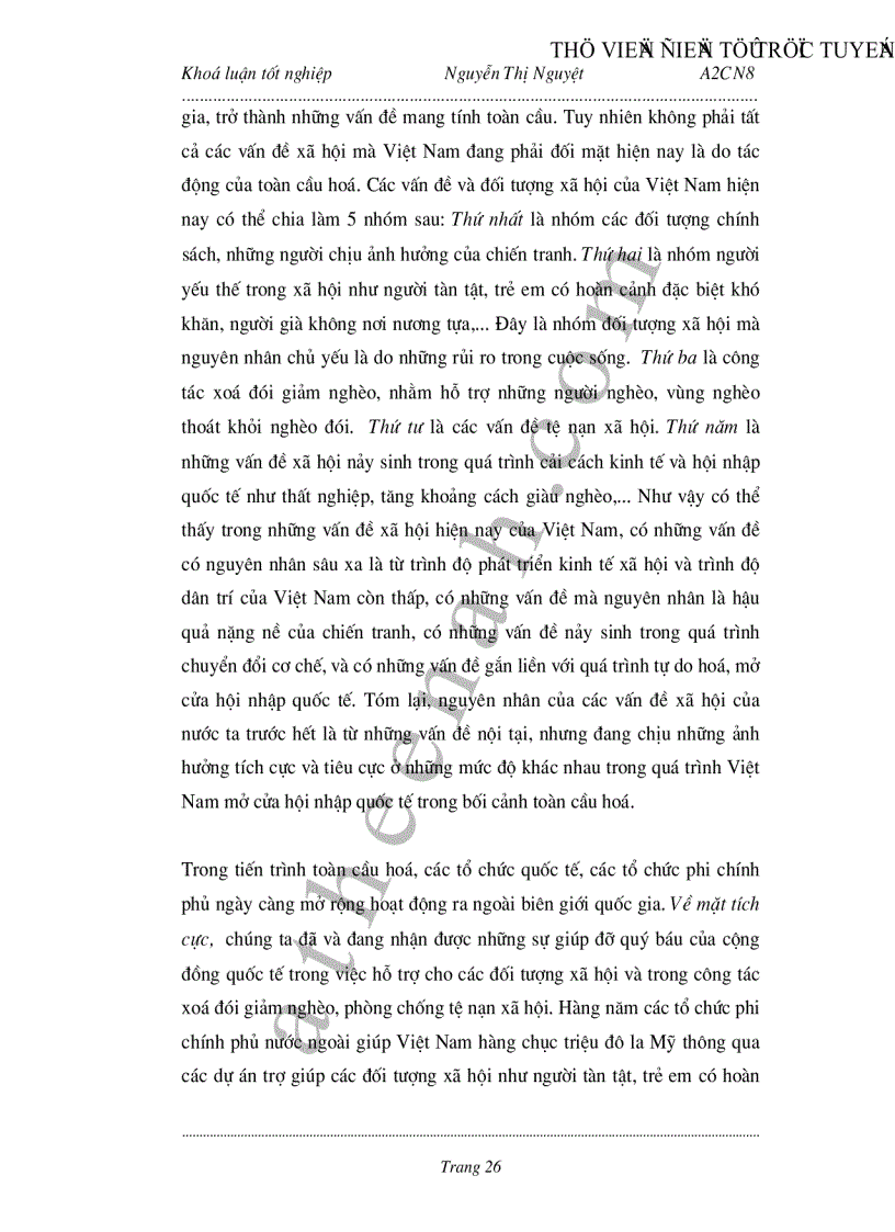 image for page Toàn cầu hoá Cơ hội và thách thức đối với lao động Việt Nam khi thâm nhập thị trường lao động Quốc tế