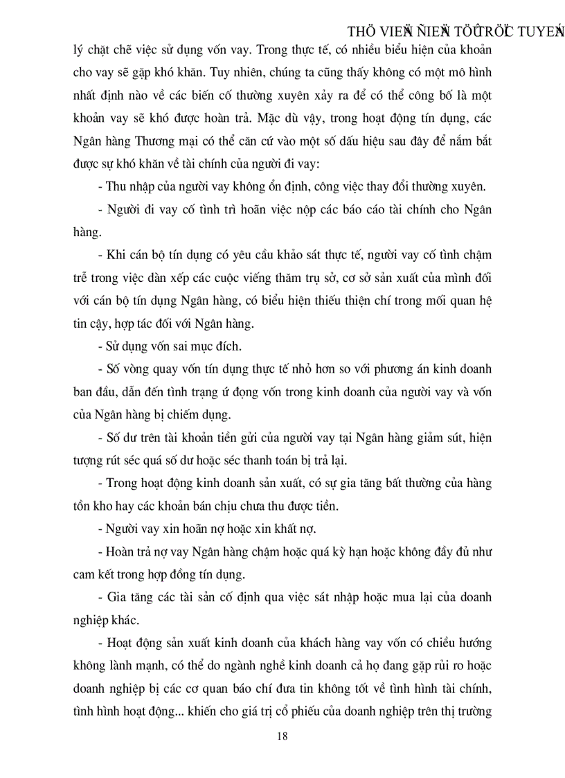 image for page Nợ quá hạn và những giải pháp nhằm ngăn ngừa hạn chế và xử lý nợ quá hạn trong kinh doanh tín dụng của các ngân hàng thương mại