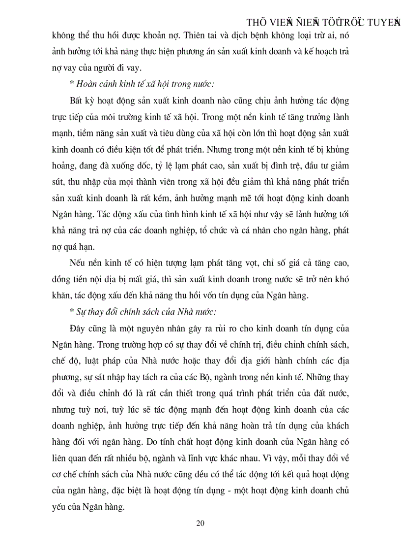 image for page Nợ quá hạn và những giải pháp nhằm ngăn ngừa hạn chế và xử lý nợ quá hạn trong kinh doanh tín dụng của các ngân hàng thương mại