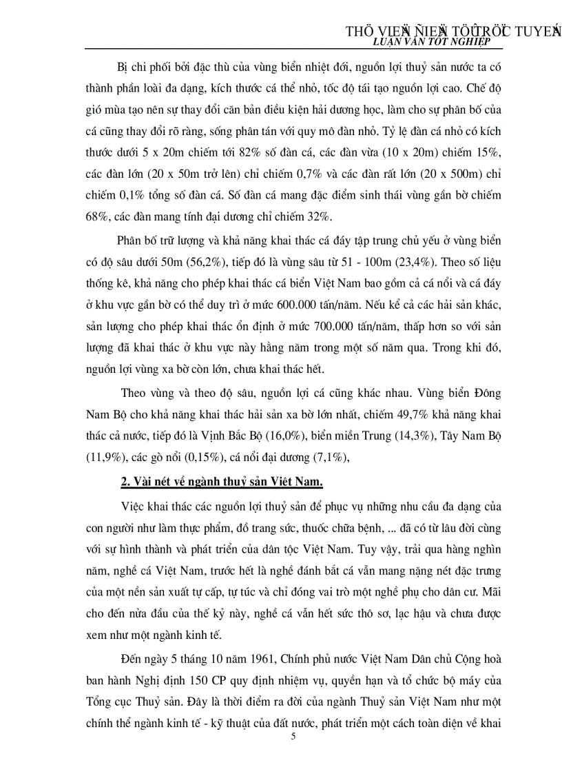 image for page Tình hình xuất khẩu thuỷ sản của Việt Nam trong thời gian gần đây Thực trạng và giải pháp