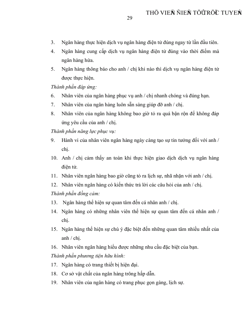 image for page Chất lượng dịch vụ ngân hàng điện tử so sánh giữa mô hình SERVQUAL và GRONROOS