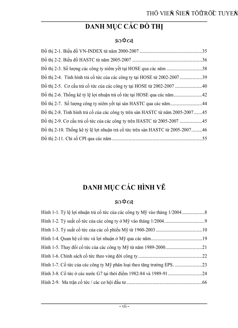 image for page Chính sách cổ tức của các công ty niêm yết trên thị trường chứng khoán Việt Nam