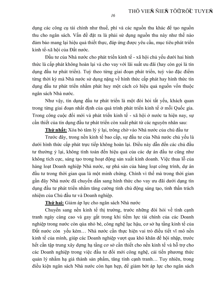 image for page Giải pháp đẩy mạnh hoạt động tín dụng đầu tư phát triển tại Chi nhánh Ngân hàng phát triển Vĩnh Long