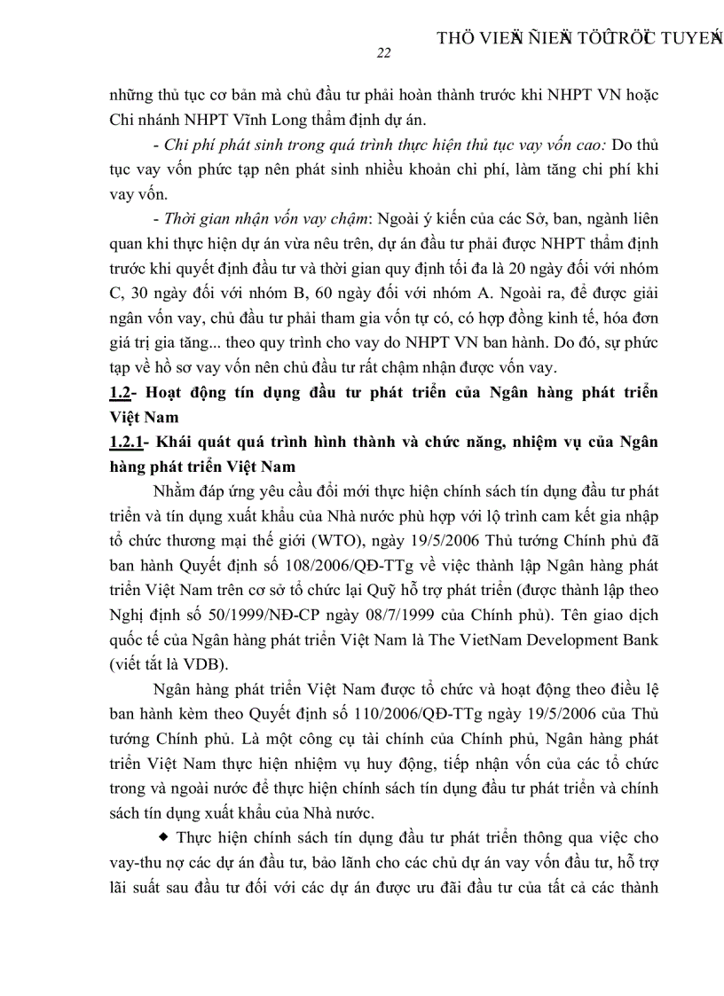 image for page Giải pháp đẩy mạnh hoạt động tín dụng đầu tư phát triển tại Chi nhánh Ngân hàng phát triển Vĩnh Long