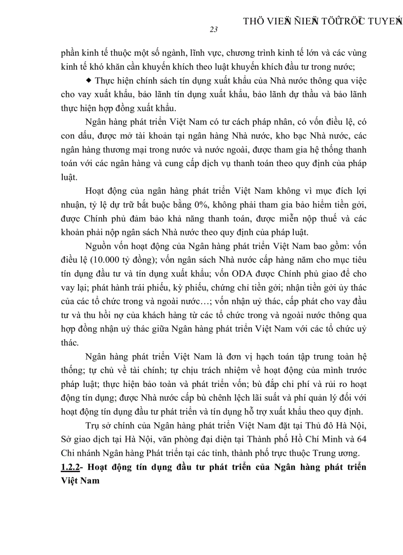 image for page Giải pháp đẩy mạnh hoạt động tín dụng đầu tư phát triển tại Chi nhánh Ngân hàng phát triển Vĩnh Long