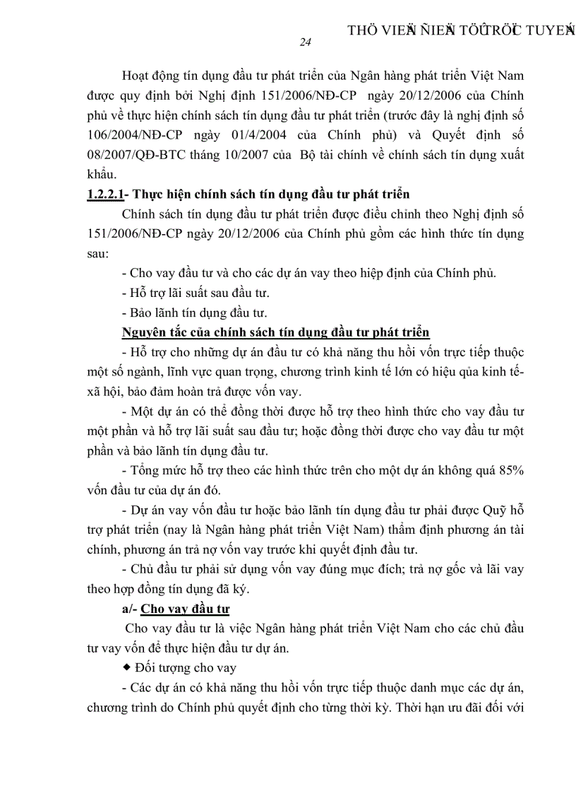image for page Giải pháp đẩy mạnh hoạt động tín dụng đầu tư phát triển tại Chi nhánh Ngân hàng phát triển Vĩnh Long