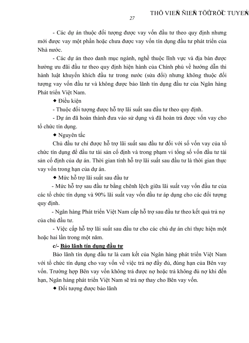 image for page Giải pháp đẩy mạnh hoạt động tín dụng đầu tư phát triển tại Chi nhánh Ngân hàng phát triển Vĩnh Long