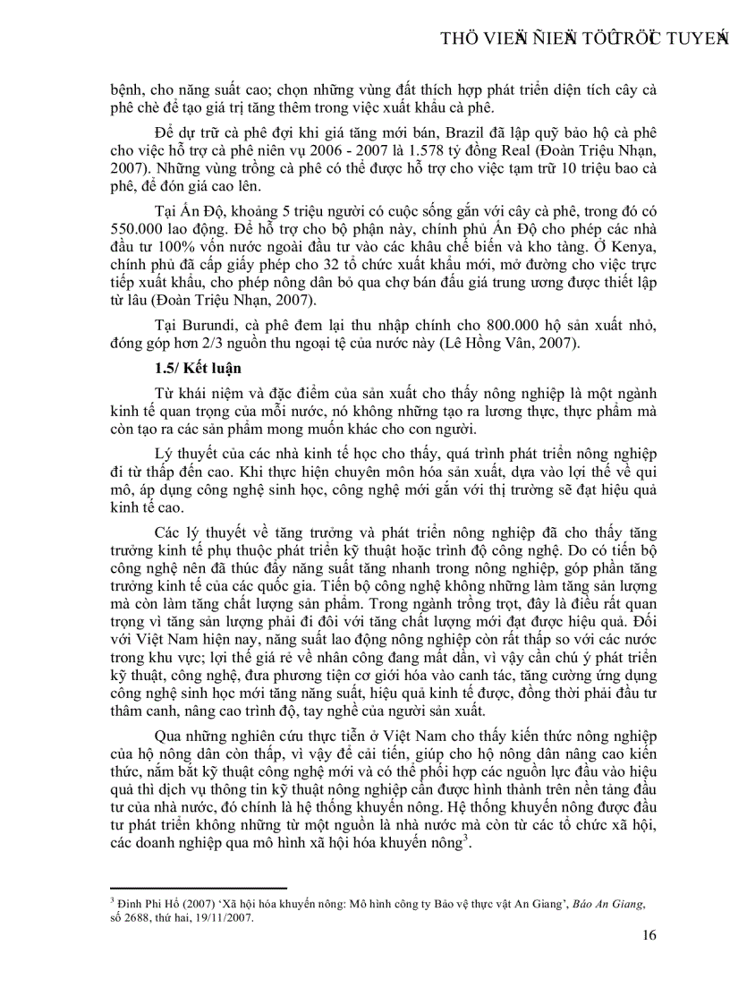 image for page Ảnh hưởng của các yếu tố đầu vào đến hiệu quả kinh tế cây cà phê tỉnh Đăk Nông