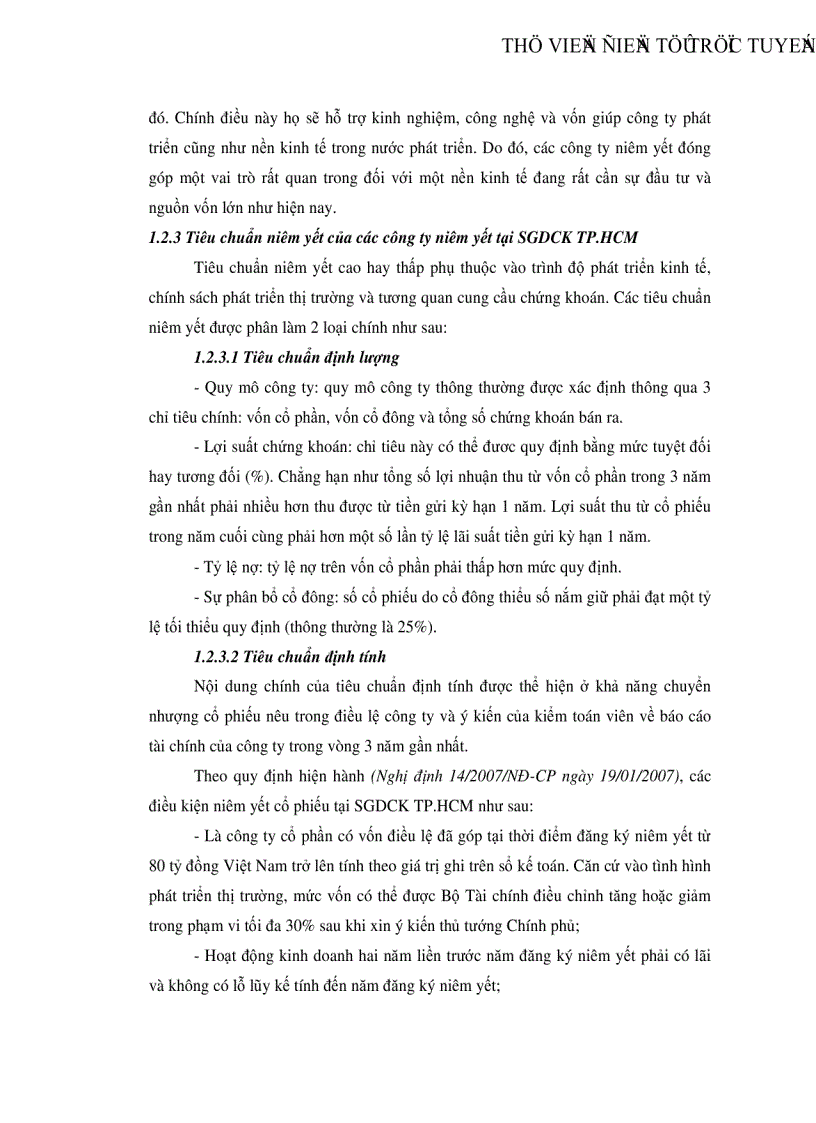 image for page Hoàn thiện việc trình bày và công bố thông tin báo cáo tài chính các công ty niêm yết tại Sở Giao Dịch Chứng Khoán Thành phố Hồ Chí Minh