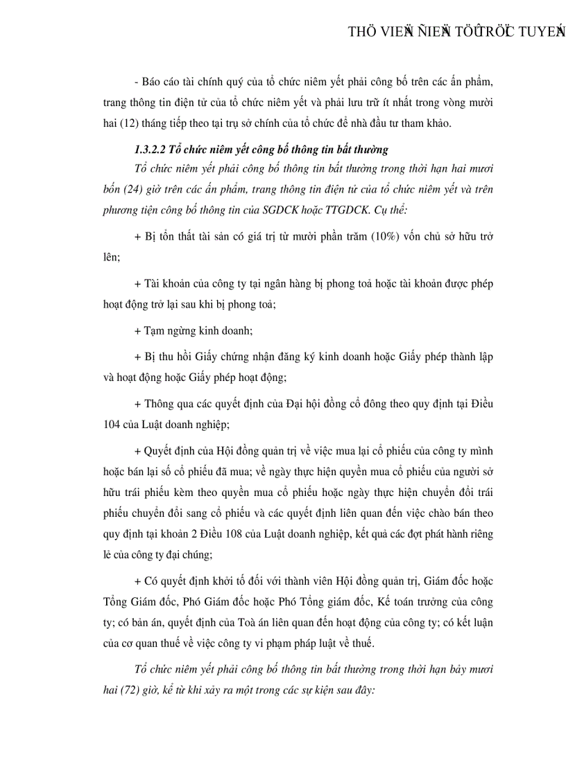 image for page Hoàn thiện việc trình bày và công bố thông tin báo cáo tài chính các công ty niêm yết tại Sở Giao Dịch Chứng Khoán Thành phố Hồ Chí Minh