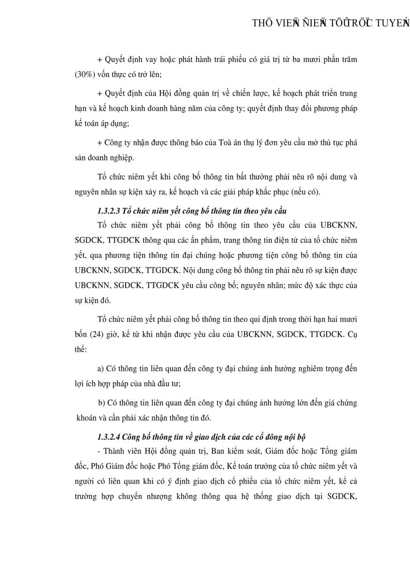 image for page Hoàn thiện việc trình bày và công bố thông tin báo cáo tài chính các công ty niêm yết tại Sở Giao Dịch Chứng Khoán Thành phố Hồ Chí Minh