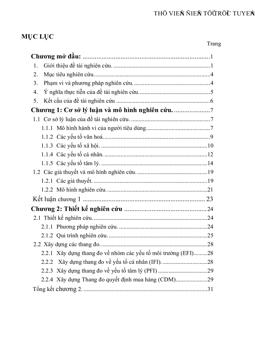 image for page Một số yếu tố chính ảnh hưởng tới hành vi tiêu dùng quần áo thời trang nữ khu vực Tp HCM