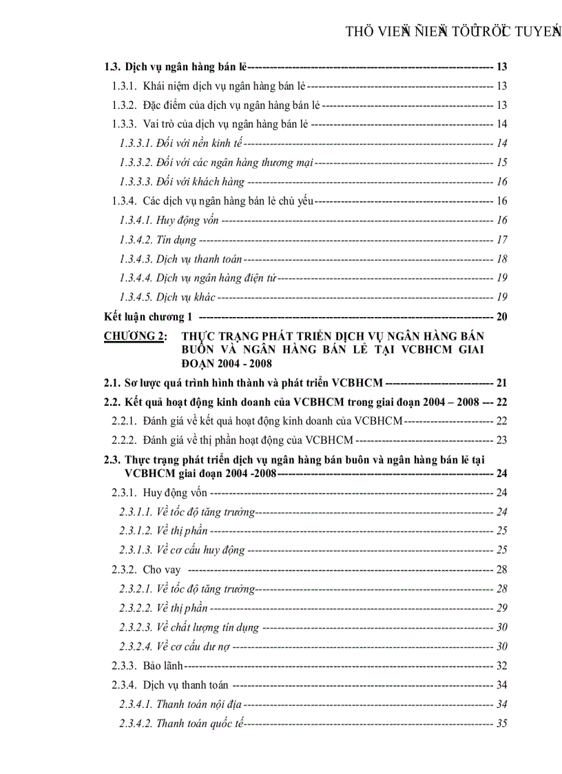 image for page Phát triển song hành dịch vụ ngân hàng bán buôn và ngân hàng bán lẻ tại ngân hàng ngoại thương chi nhánh Tp Hồ Chí Minh