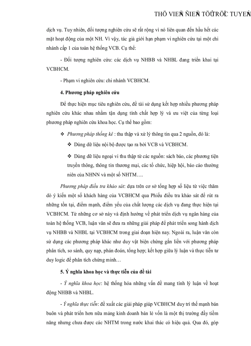 image for page Phát triển song hành dịch vụ ngân hàng bán buôn và ngân hàng bán lẻ tại ngân hàng ngoại thương chi nhánh Tp Hồ Chí Minh
