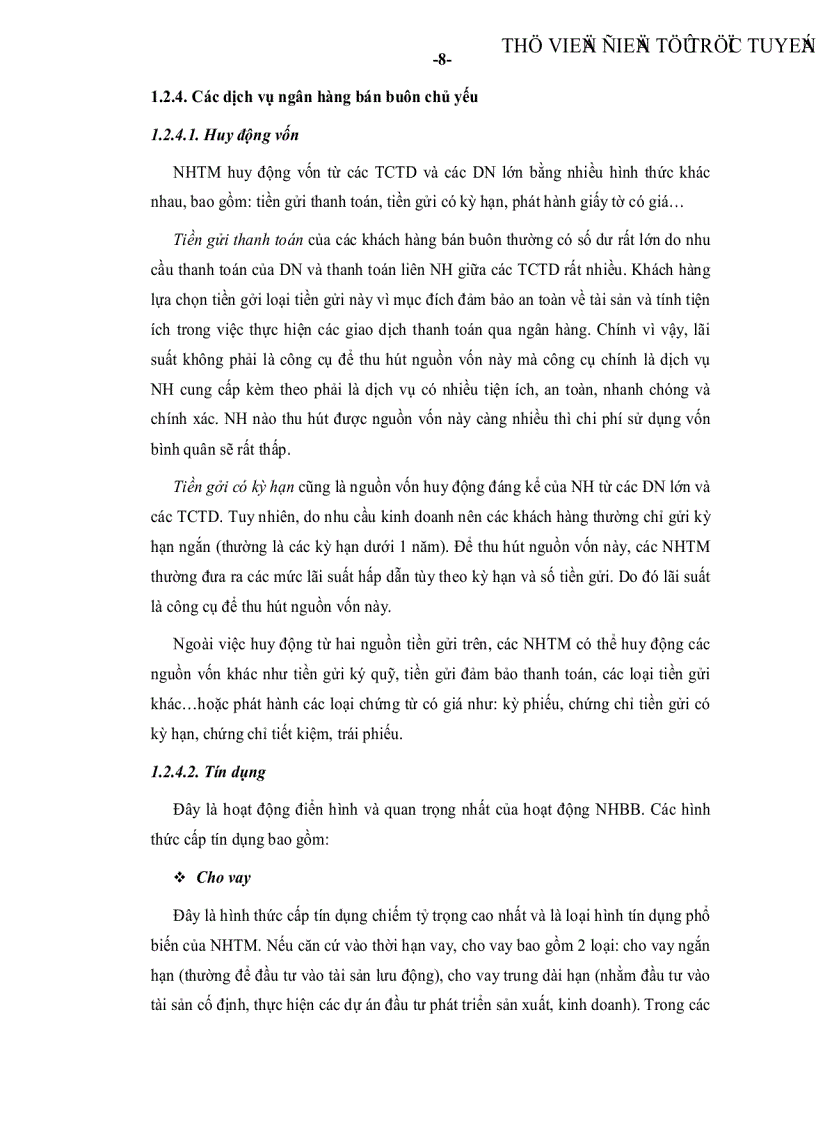 image for page Phát triển song hành dịch vụ ngân hàng bán buôn và ngân hàng bán lẻ tại ngân hàng ngoại thương chi nhánh Tp Hồ Chí Minh