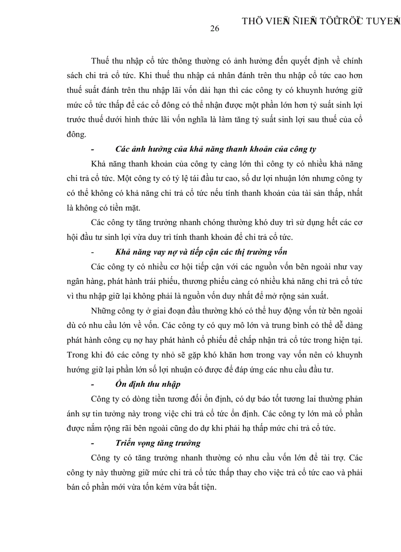 image for page Các giải pháp tài chính nâng cao hiệu quả quản trị tài chính các công ty cổ phần niêm yết tại sở giao dịch chứng khoán Tp HCM