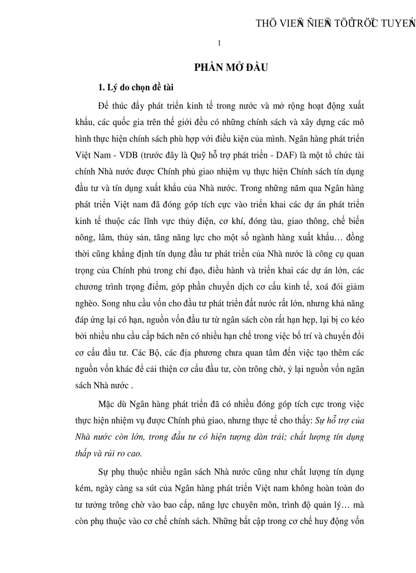 image for page Tác động của cơ chế huy động vốn và cho vay đến kết quả hoạt động của Ngân hàng phát triển Việt Nam