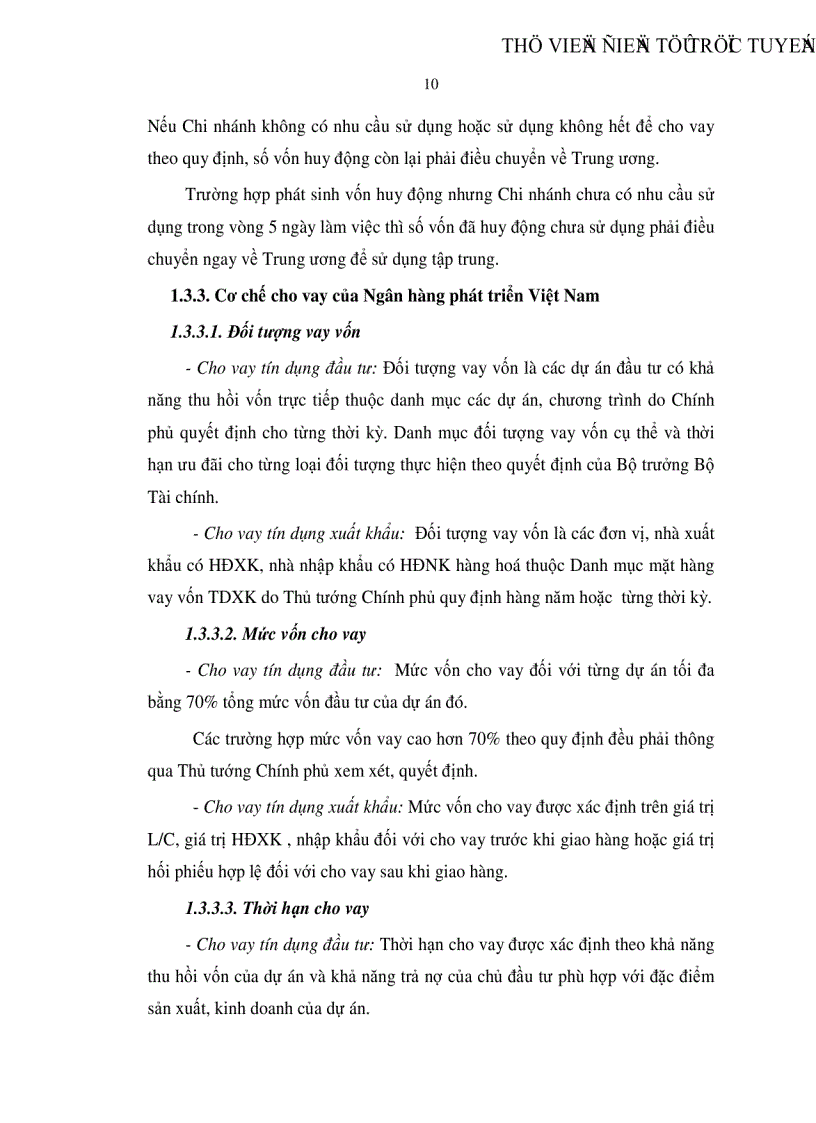 image for page Tác động của cơ chế huy động vốn và cho vay đến kết quả hoạt động của Ngân hàng phát triển Việt Nam