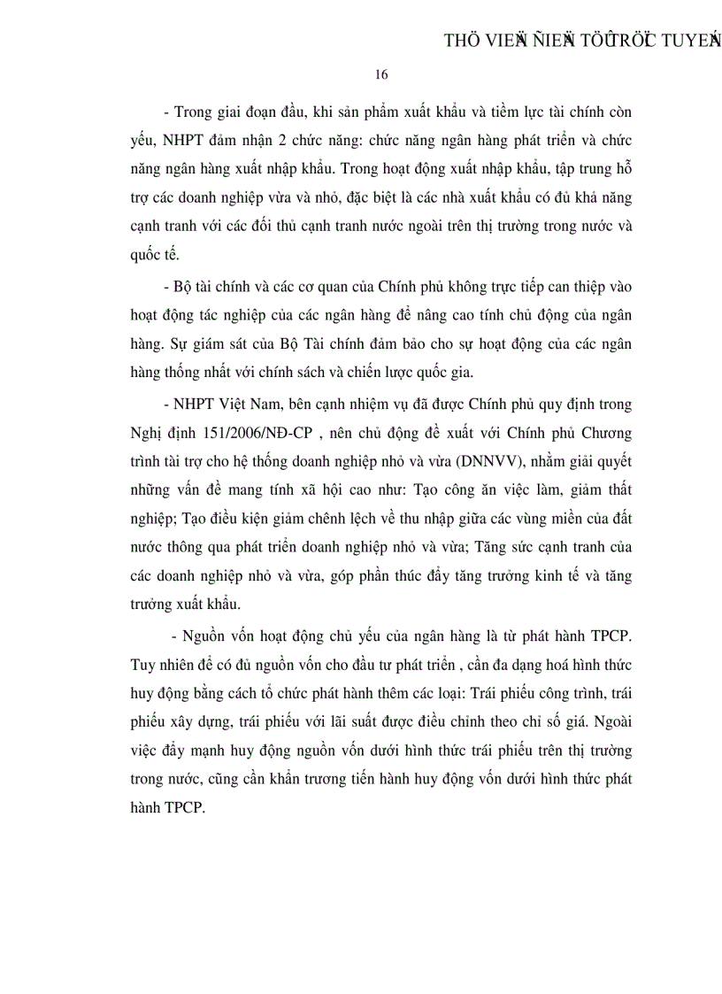 image for page Tác động của cơ chế huy động vốn và cho vay đến kết quả hoạt động của Ngân hàng phát triển Việt Nam