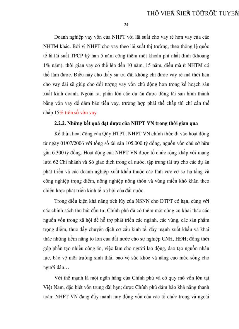 image for page Tác động của cơ chế huy động vốn và cho vay đến kết quả hoạt động của Ngân hàng phát triển Việt Nam