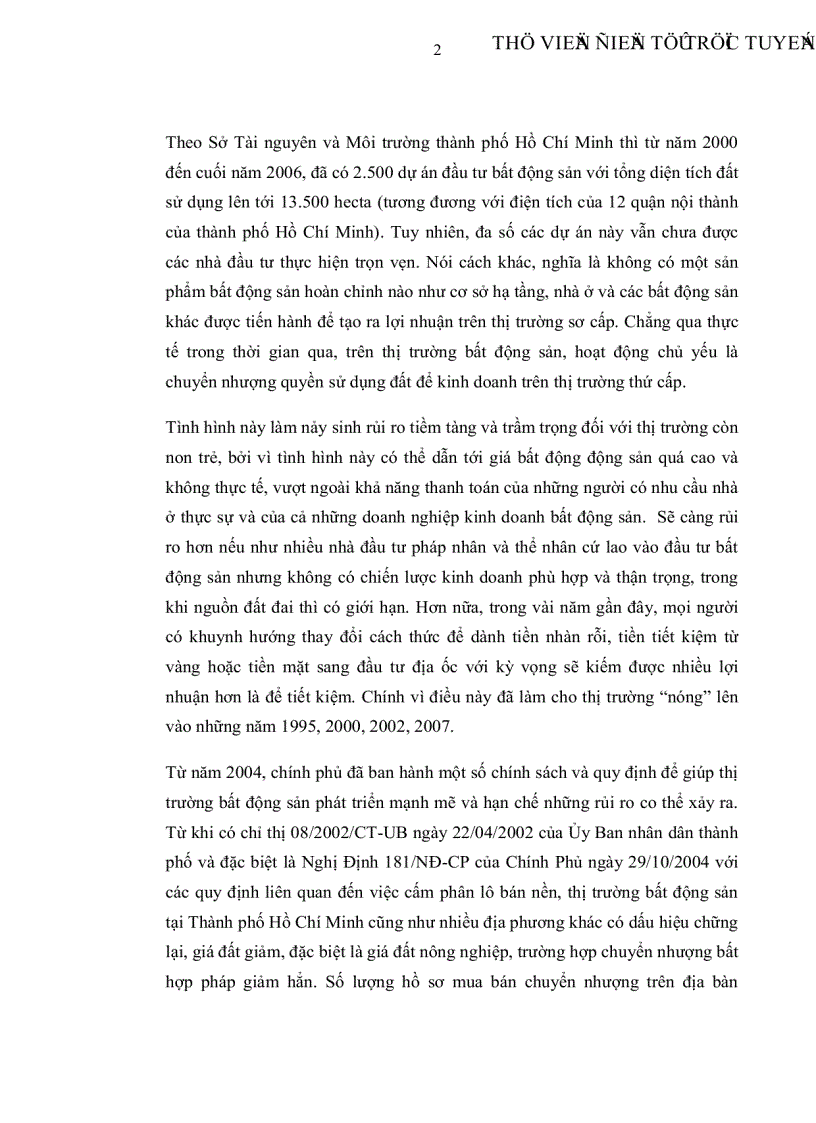 image for page Xây dựng Quỹ tín thác đầu tư bất động sản tại Thành phố Hồ Chí Minh