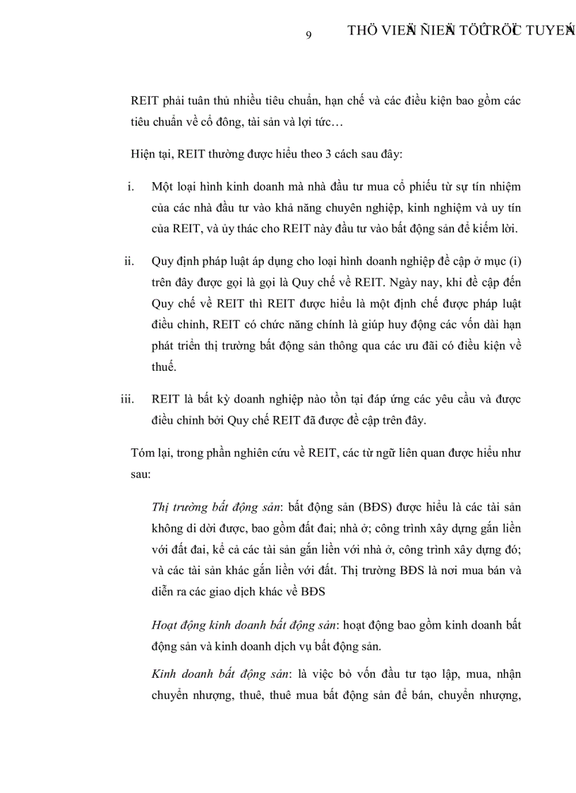image for page Xây dựng Quỹ tín thác đầu tư bất động sản tại Thành phố Hồ Chí Minh