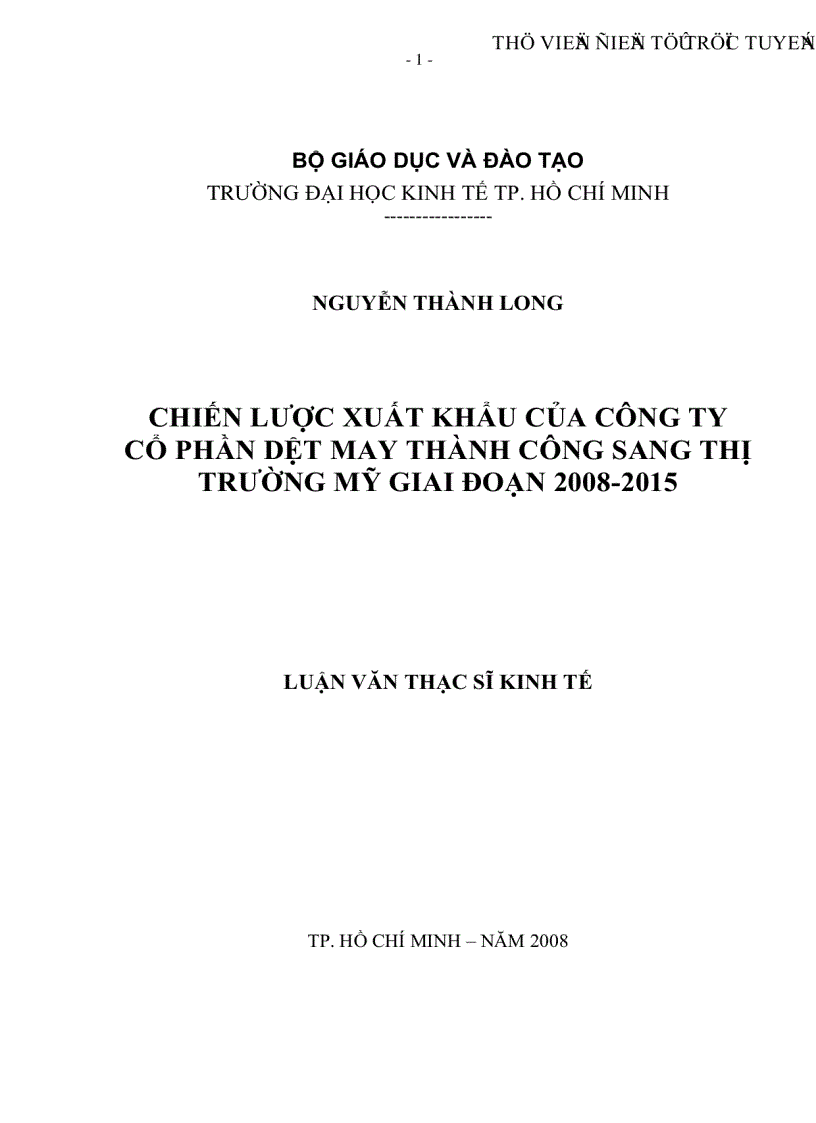 image for page Chiến lược xuất khẩu của công ty cổ phần dệt may thành công sang thị trường Mỹ giai đoạn 2008 2015