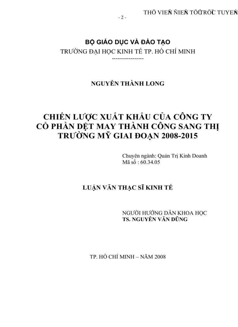 image for page Chiến lược xuất khẩu của công ty cổ phần dệt may thành công sang thị trường Mỹ giai đoạn 2008 2015