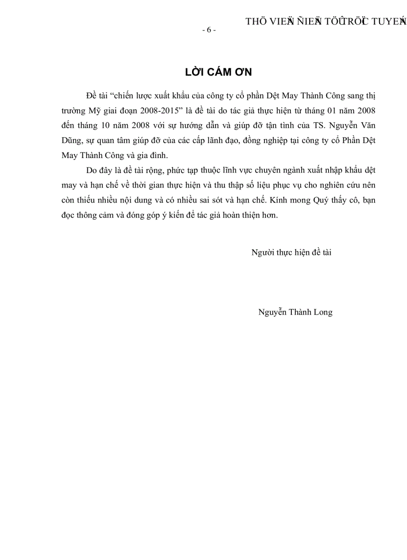 image for page Chiến lược xuất khẩu của công ty cổ phần dệt may thành công sang thị trường Mỹ giai đoạn 2008 2015