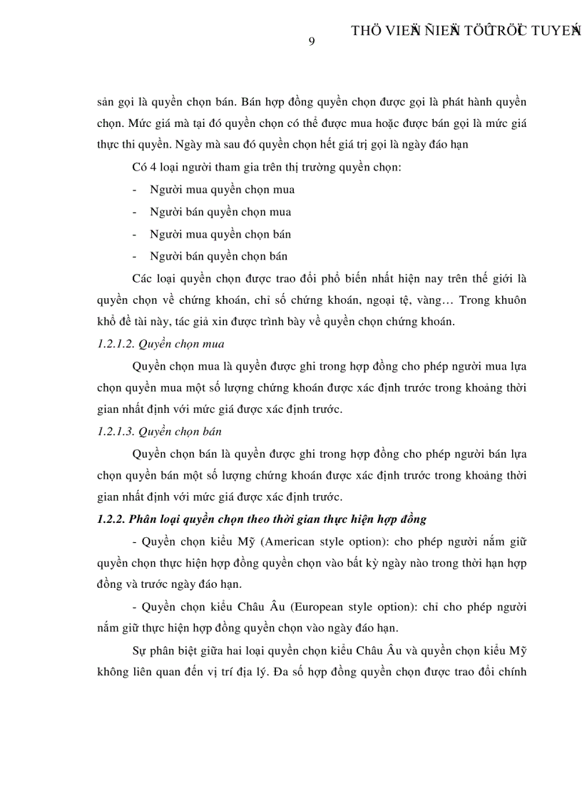 image for page Một số giải pháp áp dụng quyền chọn chứng khoán trên thị trường chứng khoán Việt Nam