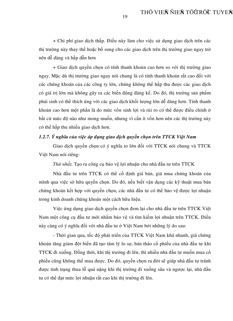 image for page Một số giải pháp áp dụng quyền chọn chứng khoán trên thị trường chứng khoán Việt Nam