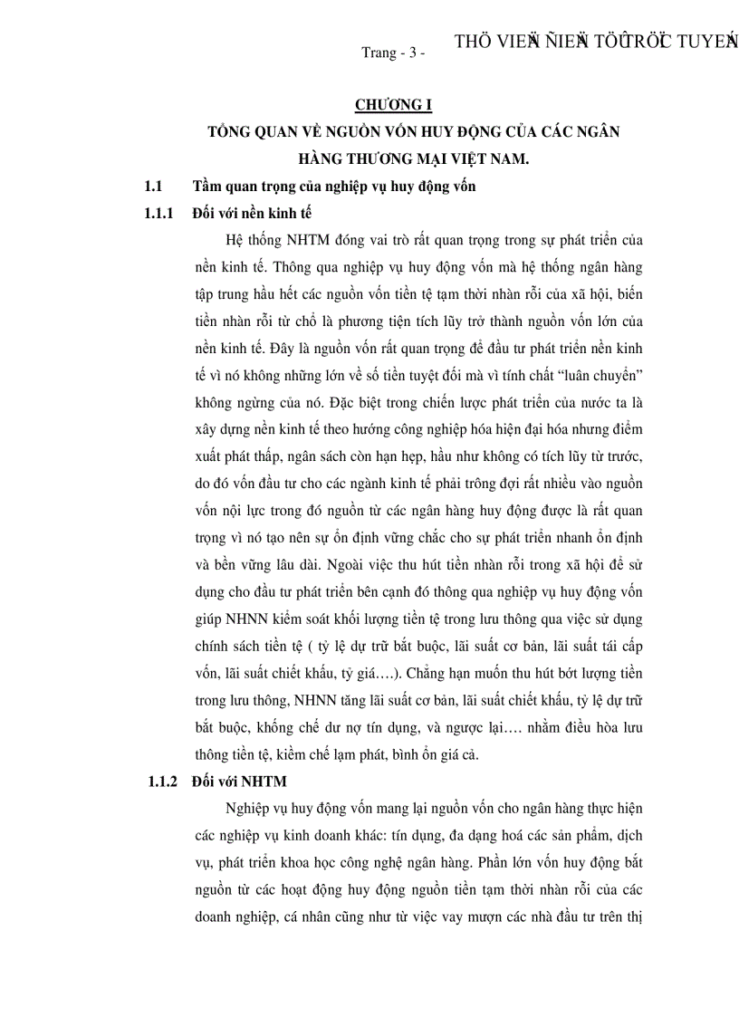 image for page Thực trạng và các giải pháp đẩy mạnh hoạt động huy động vốn của các NHTM trên địa bàn Tỉnh Long An