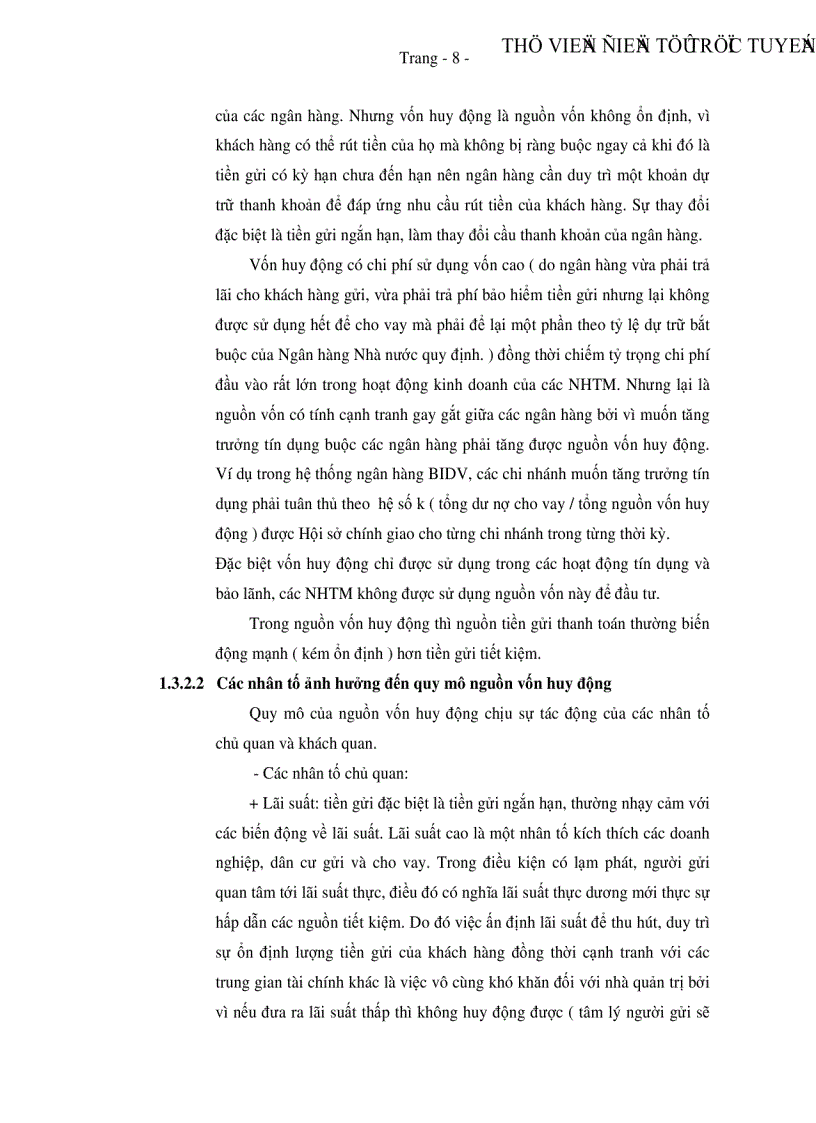 image for page Thực trạng và các giải pháp đẩy mạnh hoạt động huy động vốn của các NHTM trên địa bàn Tỉnh Long An
