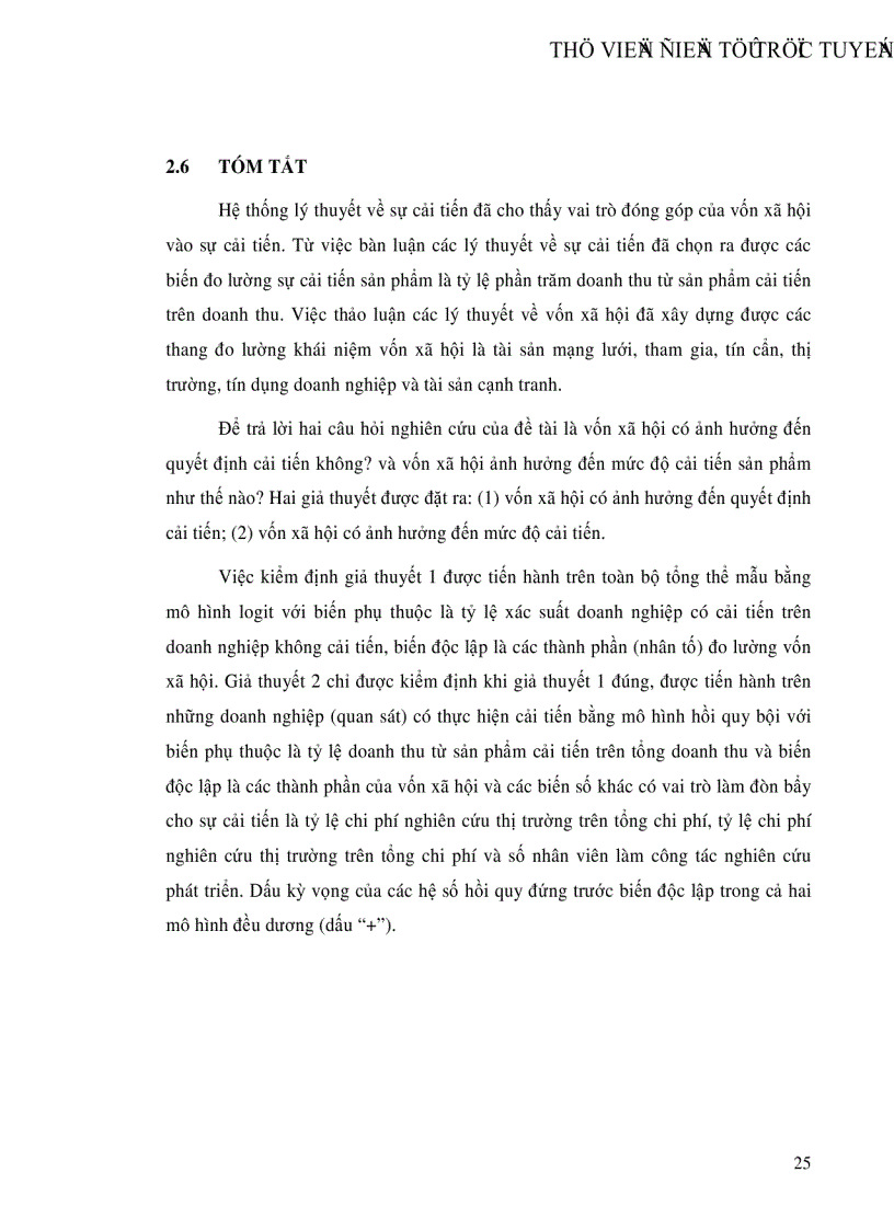 image for page Phân tích đóng góp của vốn xã hội vào sự cải tiến doanh nghiệp trường hợp nghiên cứu ngành dệt may trên địa bàn thành phố Hồ Chí Minh