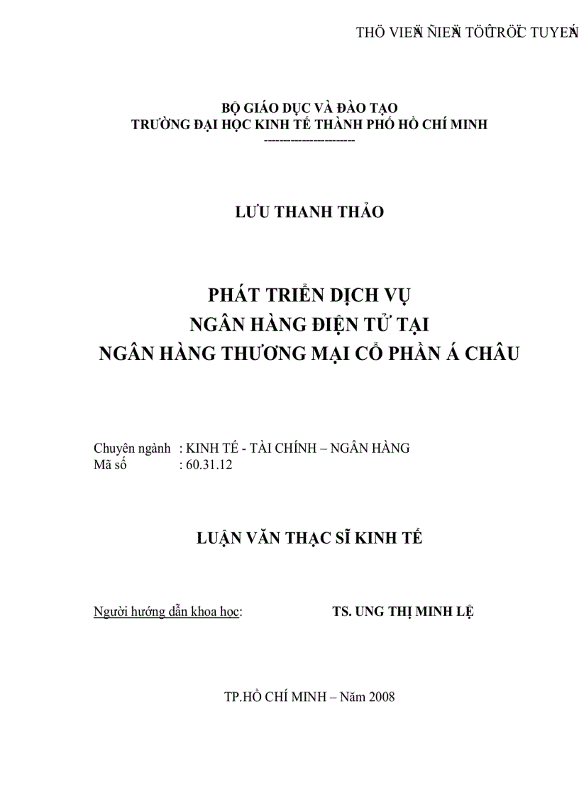 image for page Phát triển dịch vụ Ngân hàng điện tử tại Ngân hàng thương mại cổ phần Á Châu